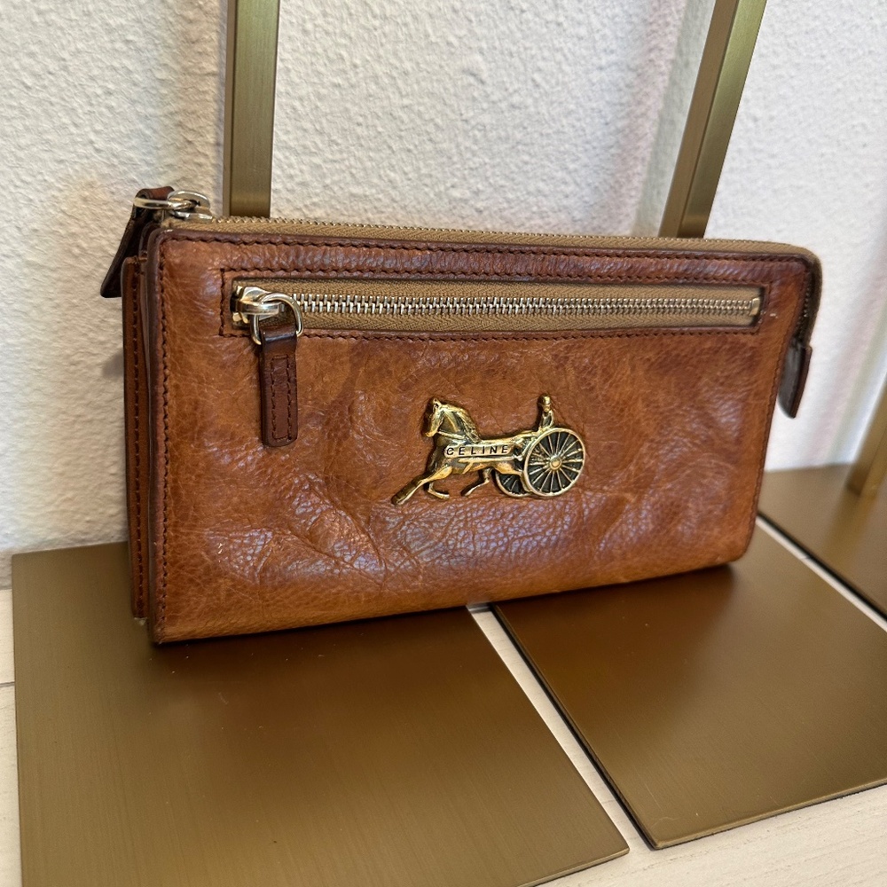 Vintage Celine leather wallet